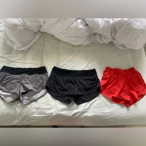 Red Lululemon Shorts